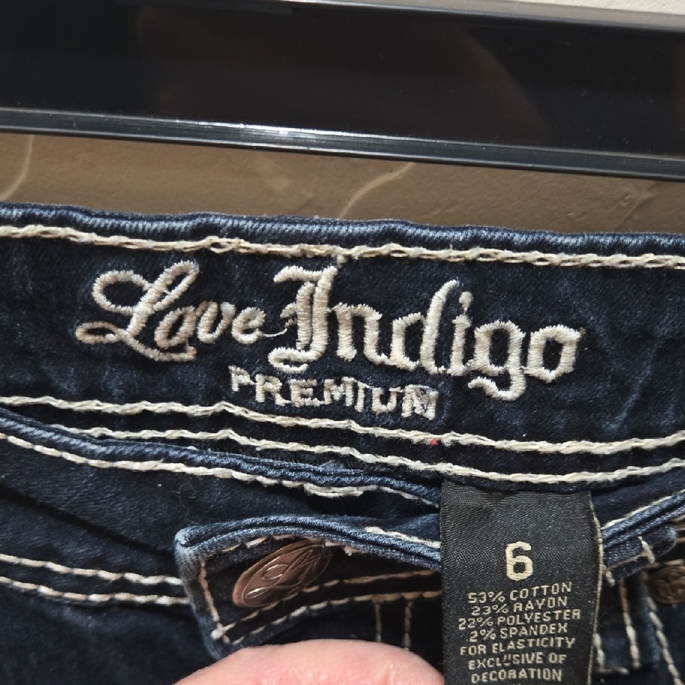 Love Indigo Midnight Blue Ankle Jeans - Picture 2 of 9